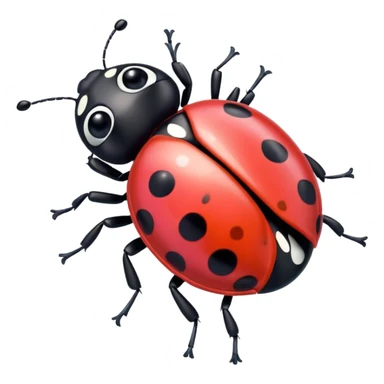 pink ladybug sticker