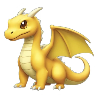 POKEMON Dragonite sticker