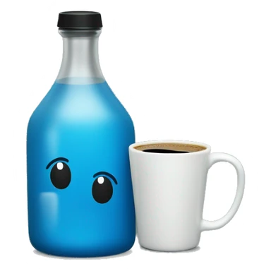 blue bottle coffee barista sticker