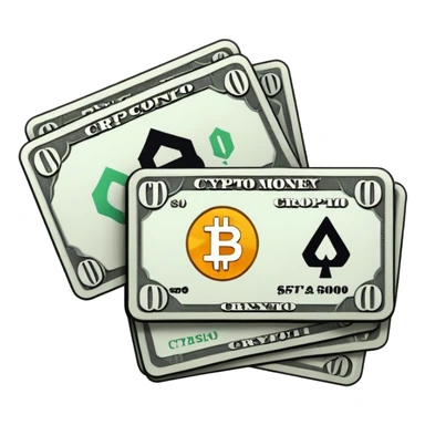 black money card with "CRYPTO" text on it sticker