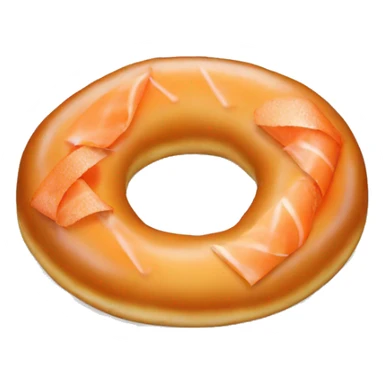 Lox bagel sticker
