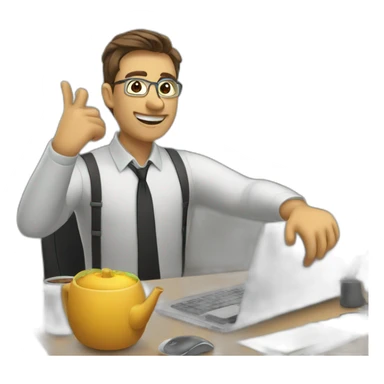 automattician celebrating sticker