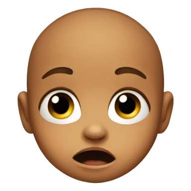 A baby crying sticker