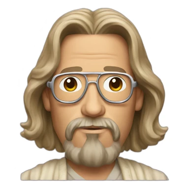 The Dude big lebowski sticker