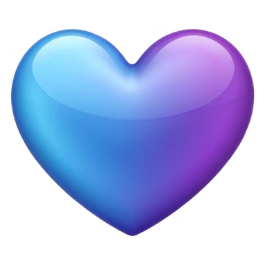 Blue and Purple Heart sticker