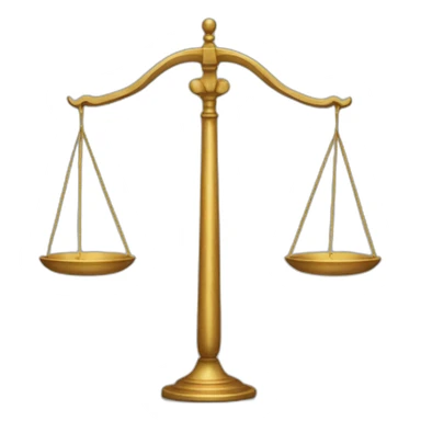 libra's scale detailed sticker