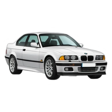 A BMW e36 325i sticker