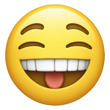 Smile, smiley face, sucking up sticker