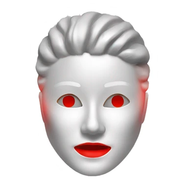 Omnilux contour red light therapy mask sticker