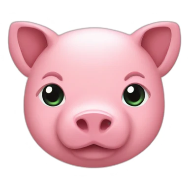 puma logo pig sticker