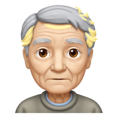 Iron elderly sticker