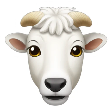 Chèvre moaï sticker