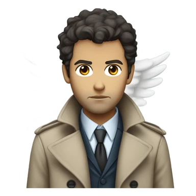 Castiel from supernatural  sticker