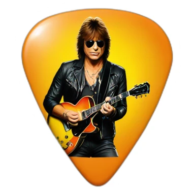 Richie sambora logo guitar pick sticker
