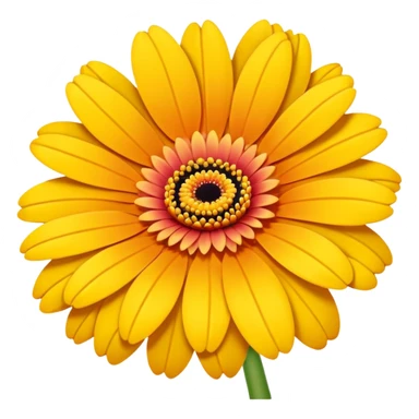 Gerbera amarillo  sticker