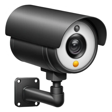 Cctv camera facing 10 o clock position  sticker