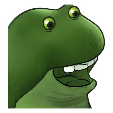 Man wagging tounge sticker