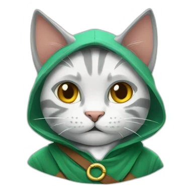 Link turn into cat sticker