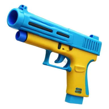 Water gun glock sticker