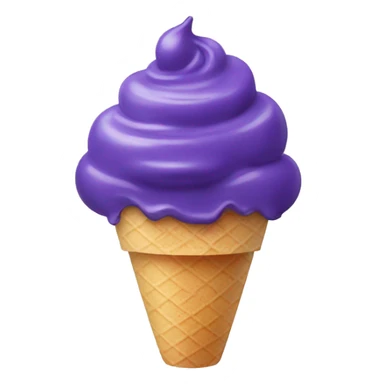 Blueberry frozen yogurt sticker