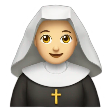 Monja Santa Cándida hijas de Jesús jesuitinas sticker