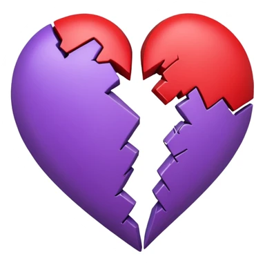 قلب که شکست عشقی خورده sticker