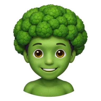 Broccoli boy sticker