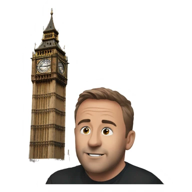 big ben photoshoot sticker