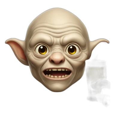Golum with a beer sticker