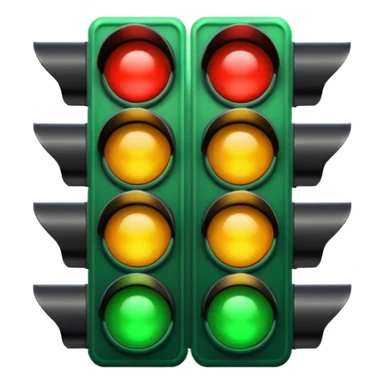 traffic light where is green light only turned on sticker