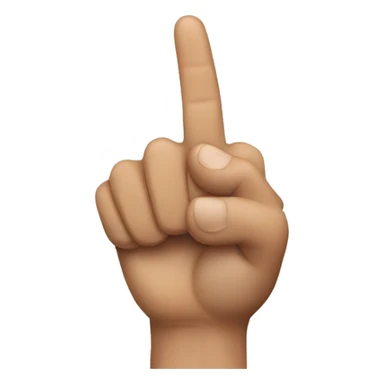 finger gun gesture sticker