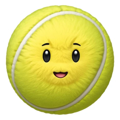 tennis ball sticker
