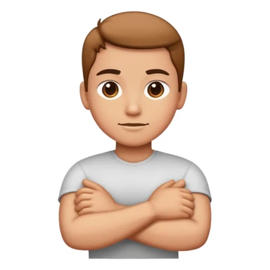 crossing arm sticker