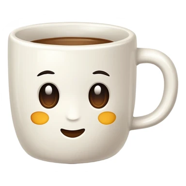 vintage white mug sticker