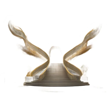 Detailed realistic rococo palace sticker