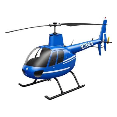 Robinson R44 - Robinson Helicopter Company (Model Year: 2021) (Iconic colour: Blue) sticker