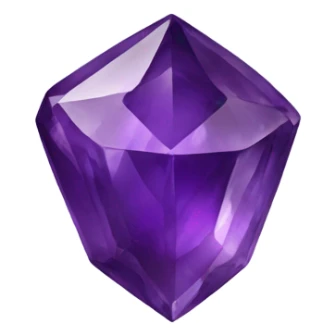 Amethyst gemstone  sticker