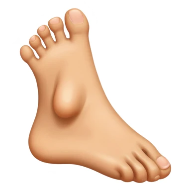 a normal foot sticker