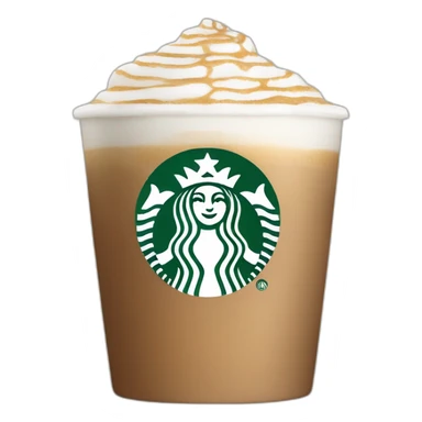 vanilla latte starbucks sticker