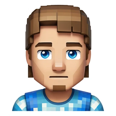 Minecraft Steve character sticker