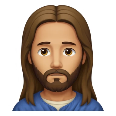 grieving jesus emoji sticker