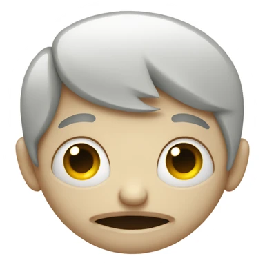 Wide eye crying laughing sticker