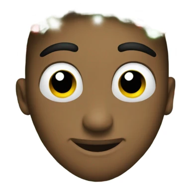 Christmas heart eyes sticker