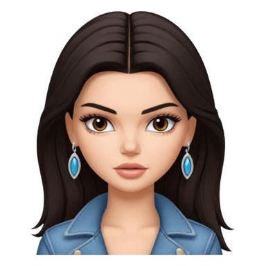 kendall jenner as pretty bratz baddie sticker