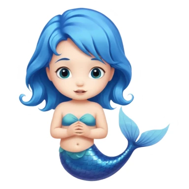small baby mermaid  sticker