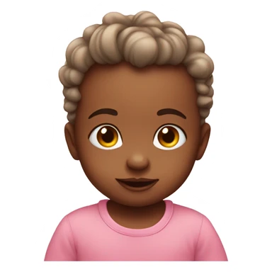 Cute baby with hearts sticker