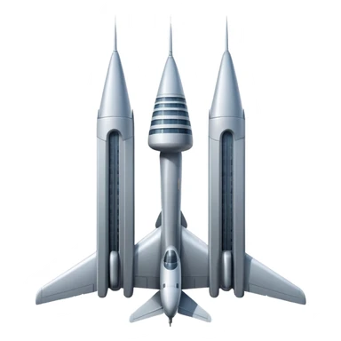 Two towers with a plane sticker