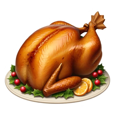 dinde de noël sticker