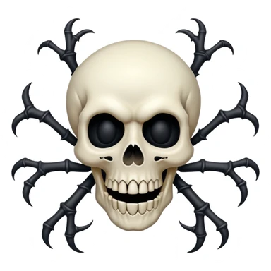 Halloween spooky sticker