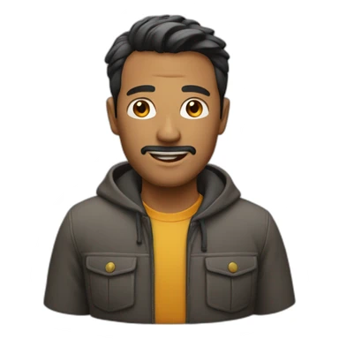 Homme impressionné  sticker